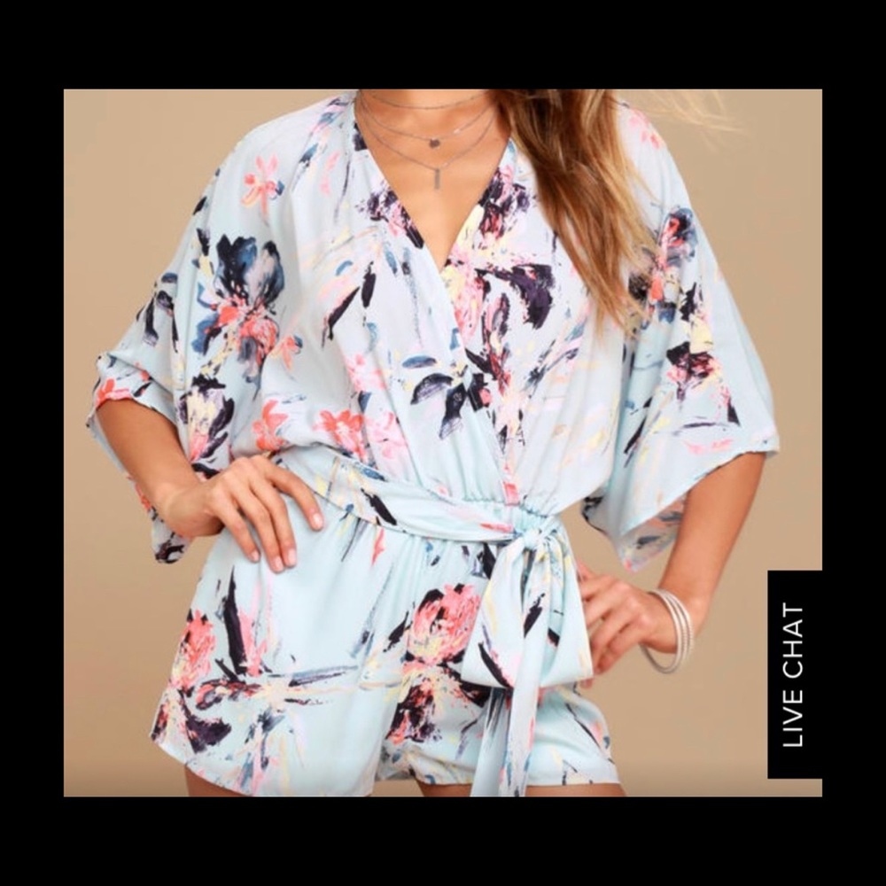 Lulu’s Paraiso Floral Romper